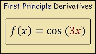 Derivative of cos(3x) from First Principles