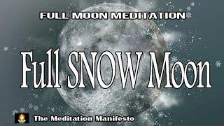 Full SNOW Moon | Family Togetherness | Lunar New Year | New Beginnings | Delta Tones  #snowmoon