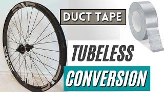 DIY Tubeless Conversion - How to setup tubeless MTB tyres with duct tape