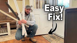 How to Replace Door Sweep | Fix Gap at Bottom of your Door