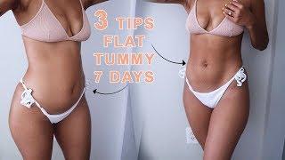 REDUCE BLOATING Best 3 TIPS | FLAT BELLY in ONE WEEK | J MAYO