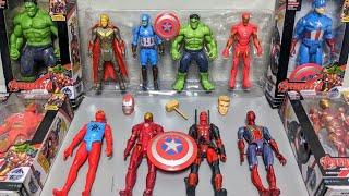 AVENGERS TOYS UNBOXING/ASMR/Action figure/Spider-Man, ironman, hulk, antman, thor, venom, thanos