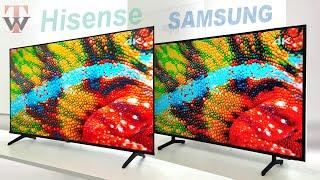 Hisense E7N vs Samsung DU8000 Smart TV 4K60