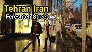 IRAN - Walking on Fereshteh Street Tehran2022/تهران خیابان فرشته