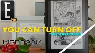 You can TURN OFF the Color EINK Layer | Meebook M8c Review