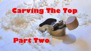 MAKING AN ARCHTOP GUITAR. Carving the Top Part Two.@michaelbreyguitarsfinest1994