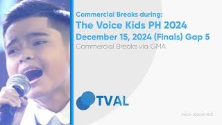 Commercial Breaks of GMA during The Voice Kids PH 2024 - December 15, 2024 Gap 5