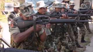 US Marines Teach Weapons Training at Port Hera, Timor-Leste