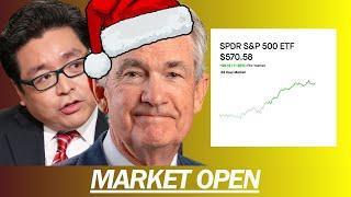 JEROME POWELL SAVES THE HOLIDAYS, PALANTIR HITS $37, TOM LEE'S SMALL CAPS ARE GREEN | MARKET OPEN