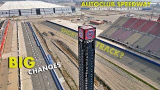 NASCAR Auto Club Speedway Demolition Construction Drone Update