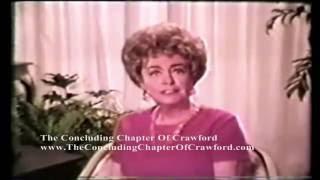 Joan Crawford | American Cancer Society Commercial (1972)