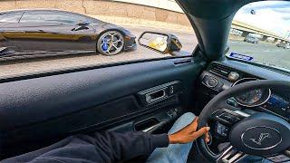 Lamborghini Huracan Pulls Up On My Shelby GT350!!! (POV DRIVE)