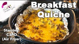 How to Make a Low Carb Quiche in an Air Fryer