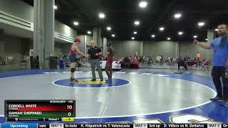 Schoolboy 125 Cordell White Florida Vs Damian Sheppard Georgia