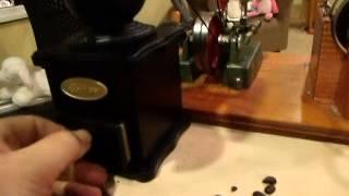 Kotula's Steam powered coffee grinder