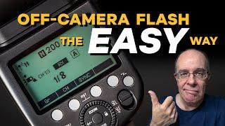 SUPER EASY exposure method for off-camera flash