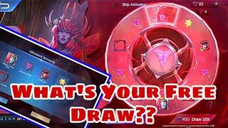 Mobile legend Crimson Charm Free Draw || Mobile legend bang bang || #mlbb #ml