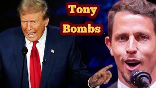 Tony Hinchcliffe BOMBS At Trump Rally!!!