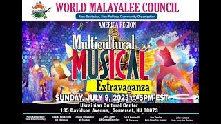 WORLD MALAYALEE COUNCIL. Multicultural  MUSICAL Extravaganza. 2023