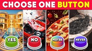  Choose One Button! YES or NO or MAYBE or NEVER Edition 🟢🟡🟣 Daily Quiz