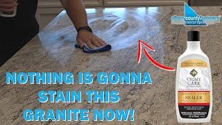 How to Protect Your Granite & Stone from Stains | DIY With Bob