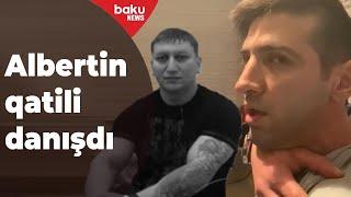 "Albert Rıjıy"ı qətlə yetirən şəxsin saxlanılma anı - Baku TV