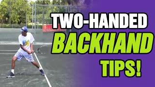 Tennis Backhand - Two-Handed Backhand Tips With Coach Tom Avery