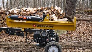 County Line 25 Ton Log Splitter Review!!!