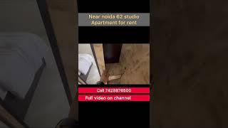 Noida sec 62 के पास studio apartment  available for rent | #viral #shorts #property #studio