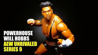 AEW Powerhouse Will Hobbs All Elite Wrestling Unrivaled Series 9 Jazwares Action Figure Review