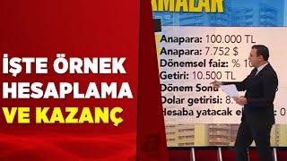 Kur korumalı TL mevduat hesabı nasıl işleyecek? İşte örnek hesaplama ve kazanç. | A Haber