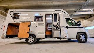 Small Italian Luxury Motorhome for Full-Time Living with HUGE Garage - Laika Ecovip 309