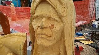 GlenTV - CHAINSAW CARVING FESTIVAL in EUREKA SPRINGS, ARKANSAS!!