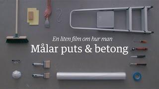 Måla puts och betong – Hur gör man? - Beckers Färg