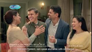 Polident Denture Fixative – Eat, Speak & Smile with Confidence (Hindi, 6 sec)