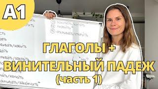 Глаголы + винительный падеж. УРОВЕНЬ А1. Часть 1.