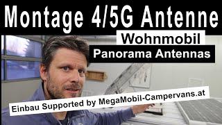 Dachmontage 4/5G Antenne | Panorama Antennas | Mobilfunkantenne, Kastenwagen | Externe Antenne