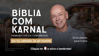 Bíblia Para Quem Crê ou Não | Primeira live da Comunidade | Sinal aberto para todos