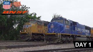 Rochelle Railroad Days 2016 Day 1 Featuring UP 2001 and SP 343