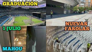 ️ ASÍ AVANZAN las OBRAS del estadio SANTIAGO BERNABÉU (1 julio 2024)