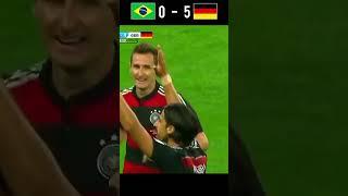 Brazil vs Germany 2014 FIFA World Cup Semi final Highlights #shorts#