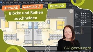 BricsCAD / AutoCAD Tipp: Blöcke und Anordnungen zuschneiden