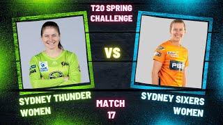 Sydney Thunder vs Sydney Sixers Women | Match 17 Highlights | T20 Spring Challenge #springchallenge