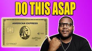 Do THIS Before You Apply For The AMEX Gold Card