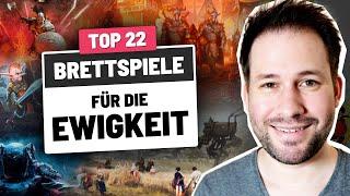 Brettspiele die niemals ausziehen - Community Topliste