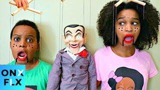 HAUNTED Puppet vs Shiloh and Shasha | Onyx Family | Onyx Flix