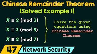 The Chinese Remainder Theorem (Solved Example 1)