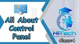 All About Control Panel| Control Panel Setting| Computer |Class: 4|Hi-Tech Education || Urdu/Hindi