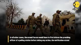 After criticism, Pakistan election commission restricts Army's role in elections