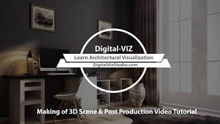 Small Workplace Making of 3D Scene & Post Production